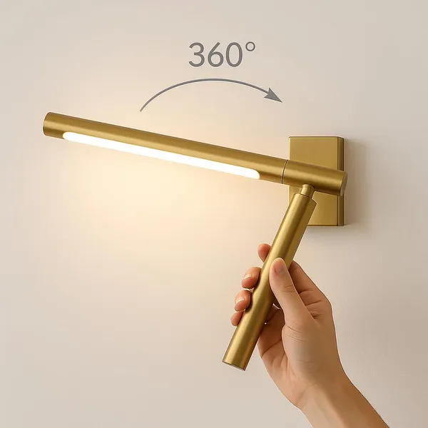 Tripping_12_Watt_3_In_1_Warm_White_White_Natural_White_Light_Led_Display_Adjustable_Up_N_Down_Curve_Flexible_Neck_Wall_Lamp_Picture_Mirror_Spot_Focus_Light_Three_In_One_Body_Color_Rotatable_Tube
