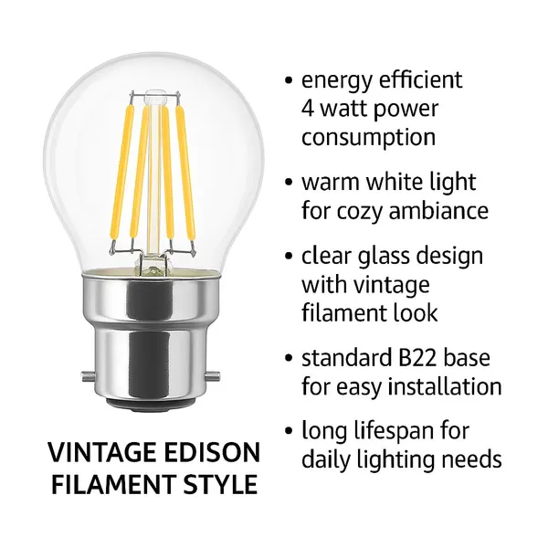Tripping_4watt_B22_Led_Filament_Bulb_Warm_White_Clear_Glass_Energy_Saving_Decorative_Light_Long_Life_Vintage_Style_For_Home_Office_Restaurants_Cafes_Lamps_Chandeliers_Pack_Of_12