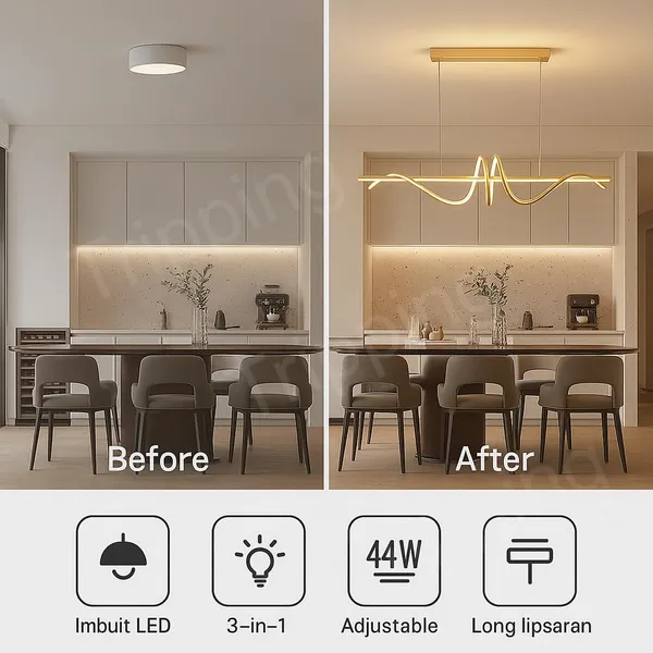 Tripping_Jl8261_Modern_Wave_Shape_48w_Led_Pendant_Light_Dimmable_3_In_1_Warm_White_Cool_Color_Hanging_Chandelier_100cm_Width_Adjustable_Height_For_Dining_Living_Room_Kitchen_Office