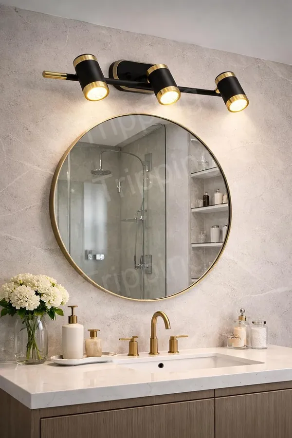 Tripping_17watt_Lx087_Warm_White_Light_Color_Adjustable_3_Head_Led_Wall_Lamp_Black_Gold_Metal_Body_Focus_Spot_Light_For_Dressing_Table_Mirror_Accent_Walls_50_15_7_Cm