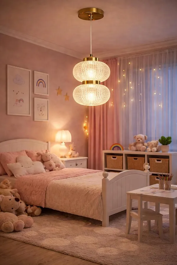 Tripping_Modern_Double_Globe_Crystal_Pendant_Light_With_Golden_Finish_Premium_Decorative_Hanging_Ceiling_Lamp_For_Living_Room_Dining_Area_Hotel_Corridor_Temple_Showroom