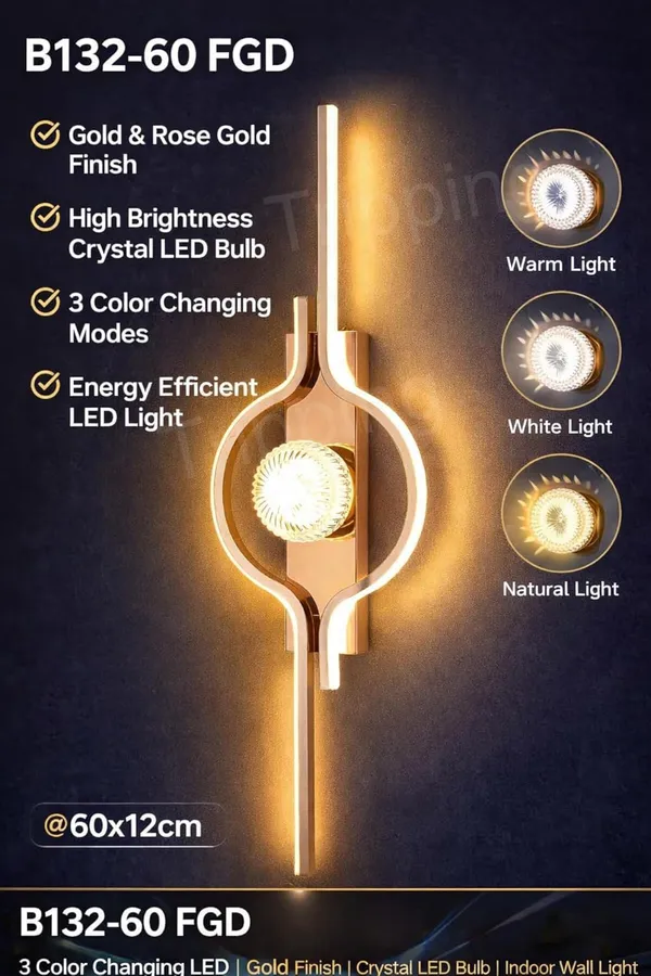 Tripping_600mm_Modern_Gold_Rose_Gold_12w_3_In_1_Led_Wall_Lamp_With_Crystal_Bulb_Warm_White_Natural_Light_60_25_Cm_Decorative_Indoor_Wall_Light_For_Living_Room_Bedroom_Hotel_Decor