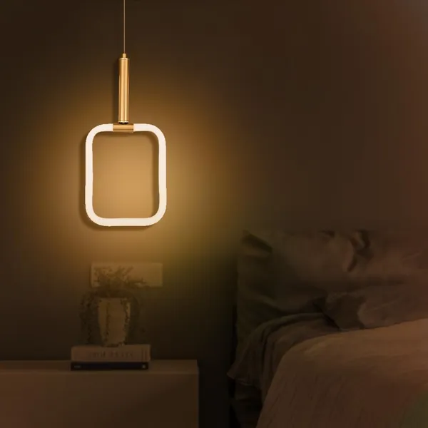 Gold_Decorative_10_Watt_Led_Square_Frame_Wall_Lamp