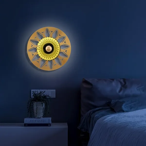 Golden_Decorative_6_Watt_3-In-1_Led_Wall_Light