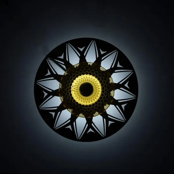 Golden_Decorative_6_Watt_3-In-1_Led_Wall_Light