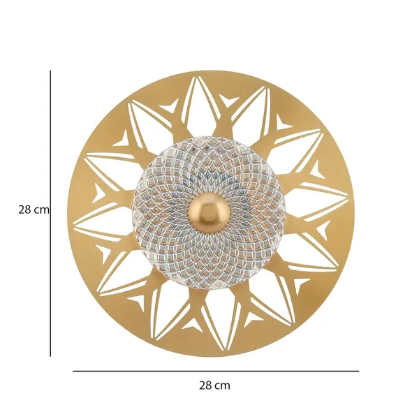 Golden_Decorative_6_Watt_3-In-1_Led_Wall_Light