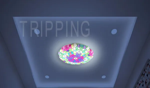 Multicolour_Decorative_50_Watt_Surface_Mounted_Light_Fixture_Ceiling_Lamp