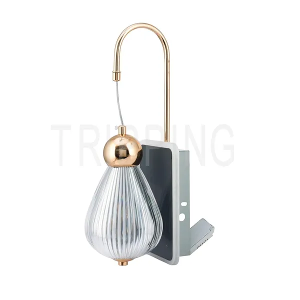Gold_&_Clear_Decorative_8_Watt_Crystal_Diamond_Wall_Lamp