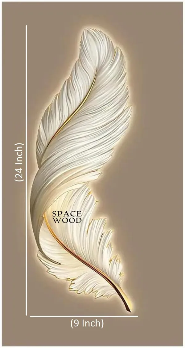 White_Decorative_Space_Wood_Royal_Led_Wall_Sconce_For_Bedroom