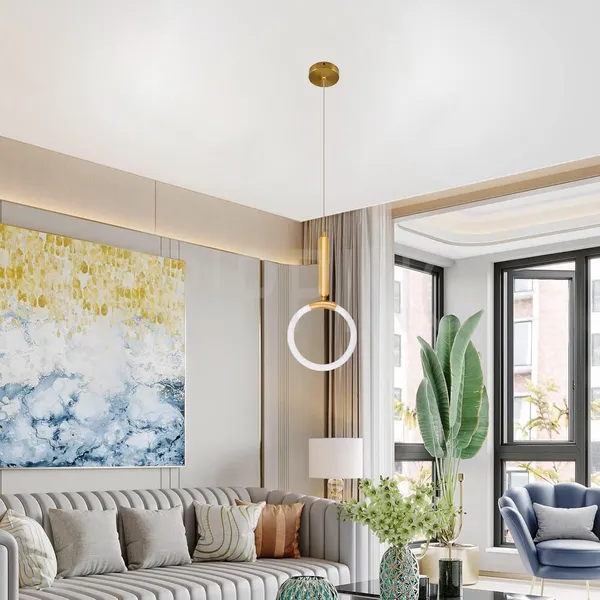 Gold_Decorative_Modern_12_Watt_Led_Ring_Pendant_Light
