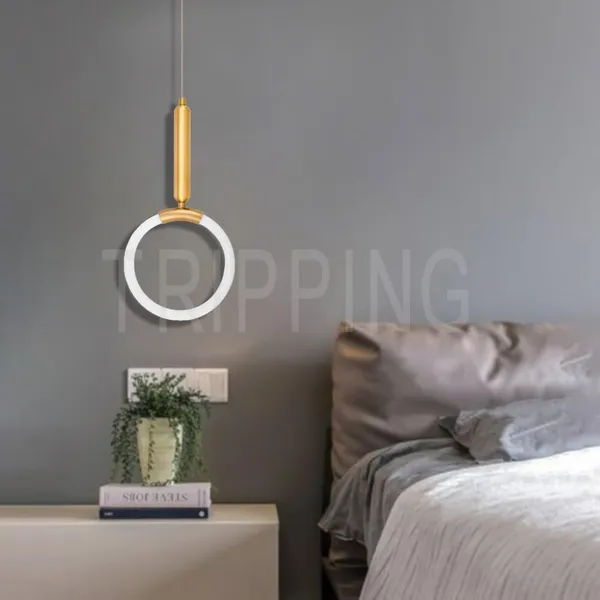 Gold_Decorative_Modern_12_Watt_Led_Ring_Pendant_Light