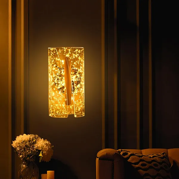Multicolour_Decorative_Golden_Leaf_Glass_Finish_Led_Wall_Lamp
