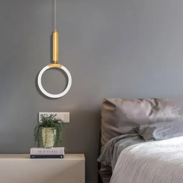 Gold_Decorative_10_Watt_Led_Round_Frame_Ceiling_Pendant_Lamp
