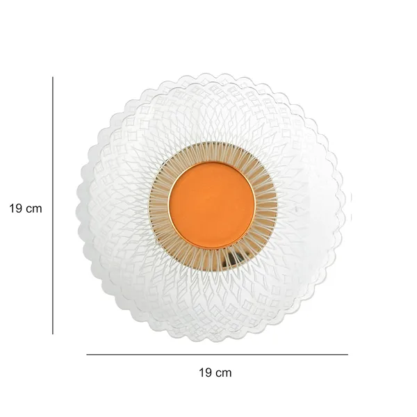 Gold_&_White_Decorative_7_Watt_Led_Ceiling_Cum_Wall_Lamp_With_Frosted_Acrylic_Crisscross_Design