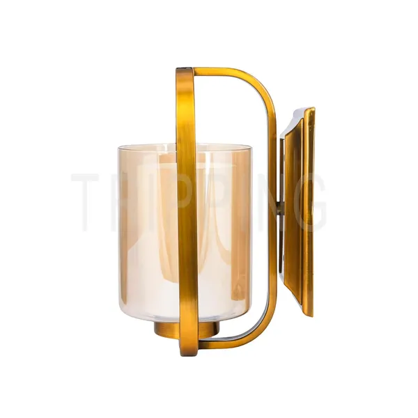Gold_Decorative_10_Watt_Led_Wall_Lamp_With_Frosted_Glass_Shade
