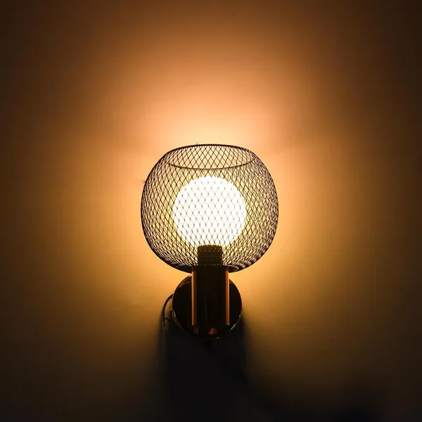Multicolour_Decorative_Mesh_Design_8_Watt_Inbuilt_Led_Wall_Lamp