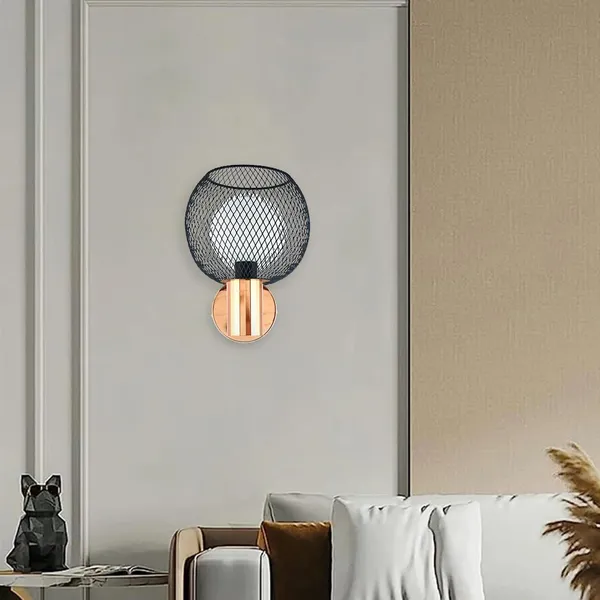 Multicolour_Decorative_Mesh_Design_8_Watt_Inbuilt_Led_Wall_Lamp