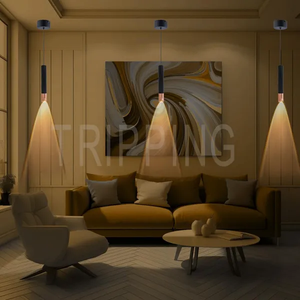 Black_Decorative_12_Watt_Ceiling_Pendant_Lamp
