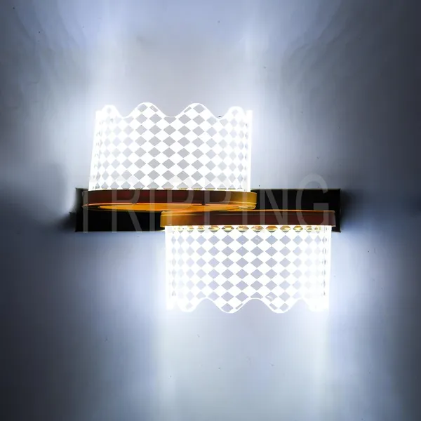 Gold_&_Clear_Decorative_Dual_Glass_Panel_Wall_Lamp