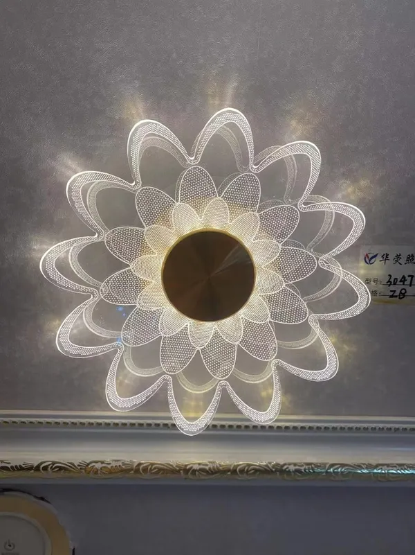Gold_&_White_Decorative_7_Watt_Led_Ceiling_Cum_Wall_Lamp