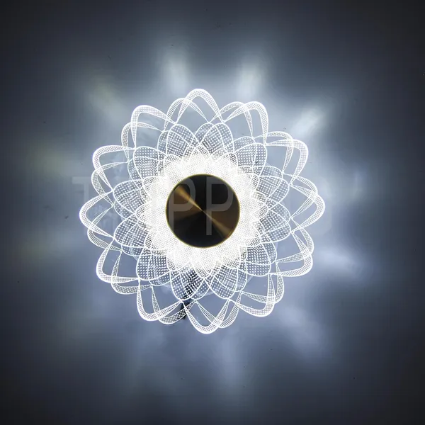 Gold_&_White_Decorative_7_Watt_Led_Ceiling_Cum_Wall_Lamp