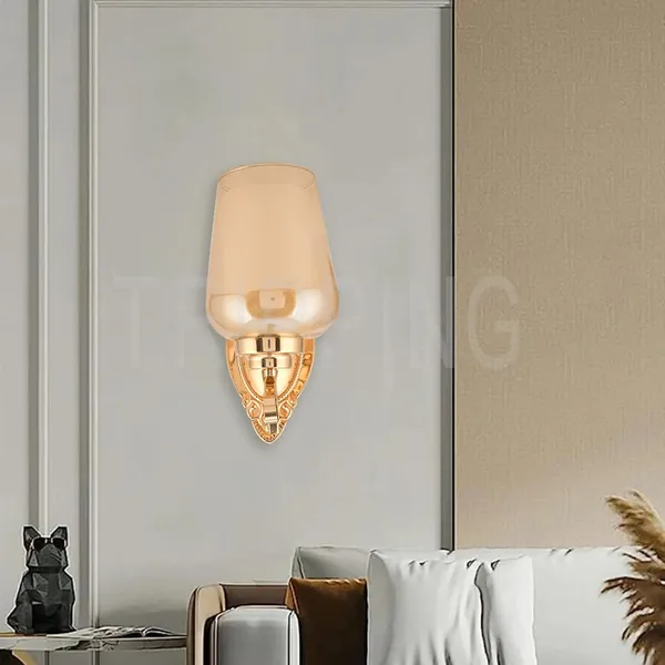Gold_Decorative_Double_Glass_Shade_Wall_Lamp