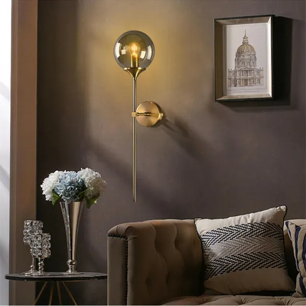 Gold_Decorative_Amber_Glass_Glass_Ball_Wall_Light