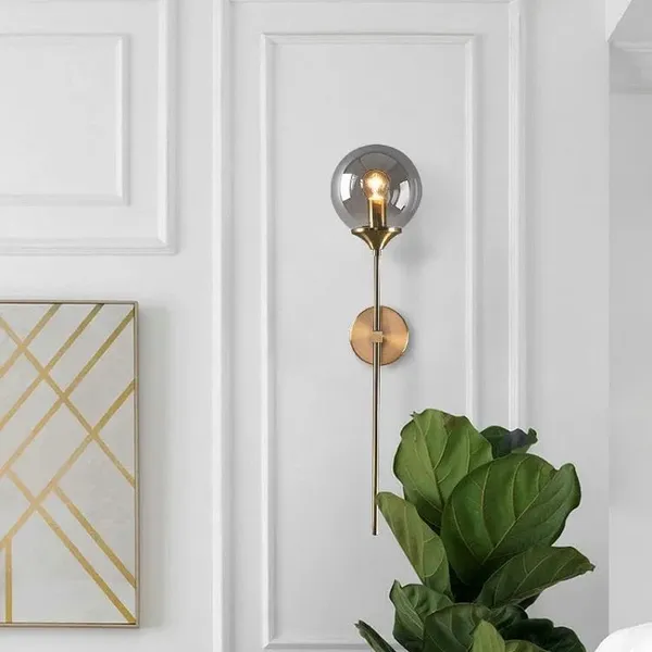 Gold_Decorative_Amber_Glass_Glass_Ball_Wall_Light