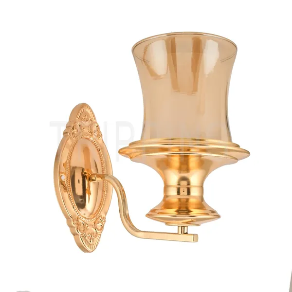 Gold_Decorative_Elegant_7_Watt_Classic_Wall_Lamp_With_Amber_Glass_Shade