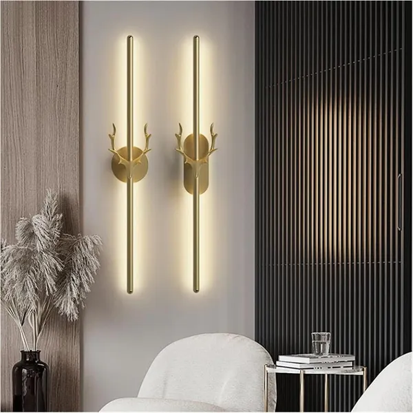 Golden_Decorative_Modern_Led_Wall_Lamp_With_Deer_Antler_Design_Pack_Of_2
