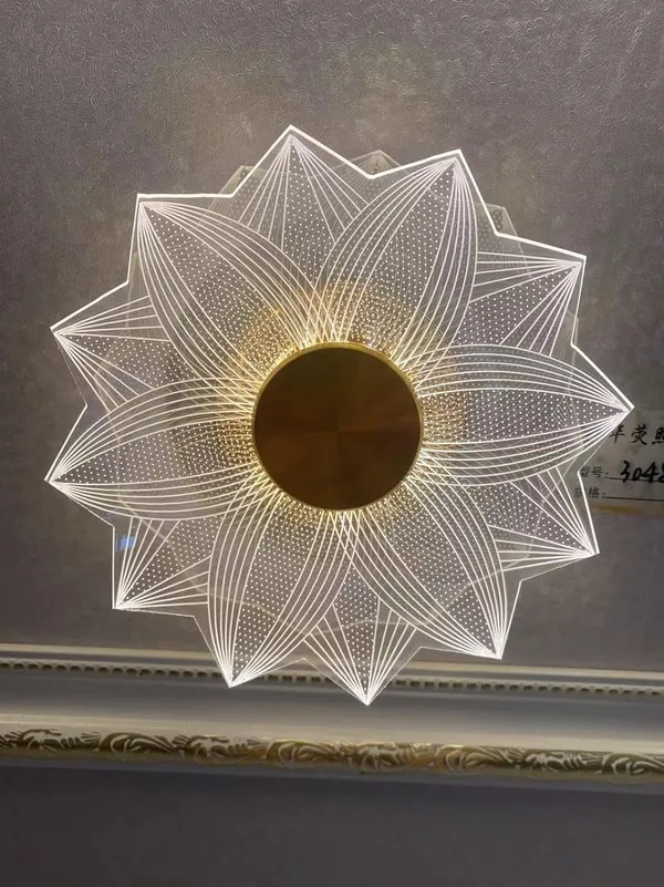 Gold_&_White_Decorative_7_Watt_Led_Ceiling_Cum_Wall_Lamp
