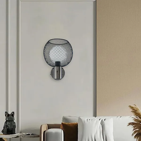 Multicolour_Decorative_8_Watt_Wall_Lamp_With_Frosted_Glass_Dome