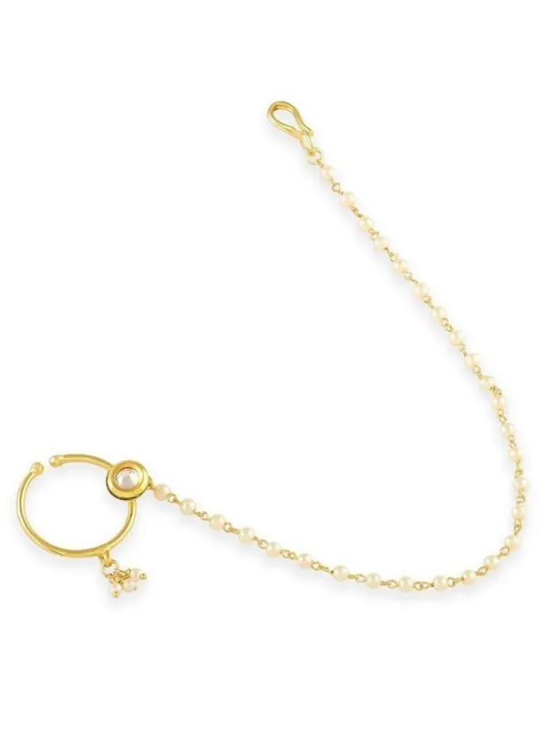 Delicate_Kundan_Nose_Ring_With_Pearl_Chain_For_Women_&_Girls