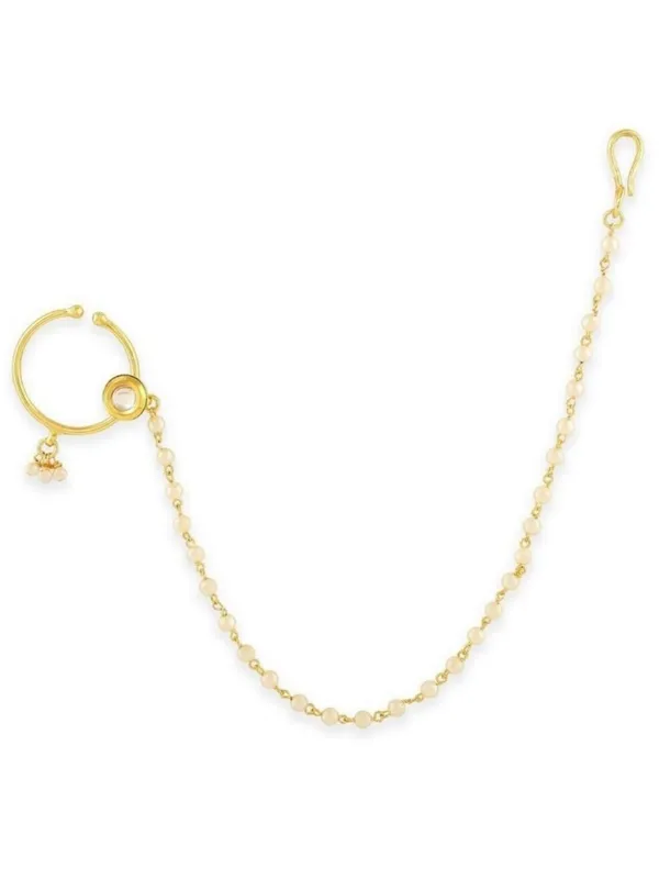 Delicate_Kundan_Nose_Ring_With_Pearl_Chain_For_Women_&_Girls