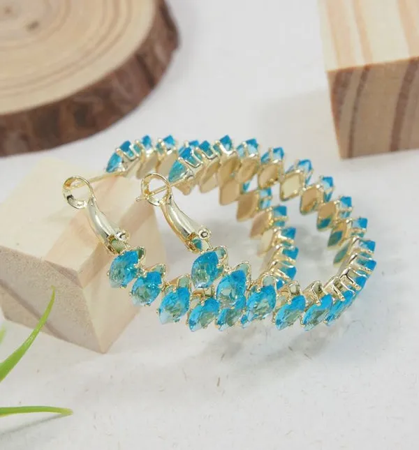 Korean_Cubic_zirconia_Hoops_Earring_For_Women_&_Girls