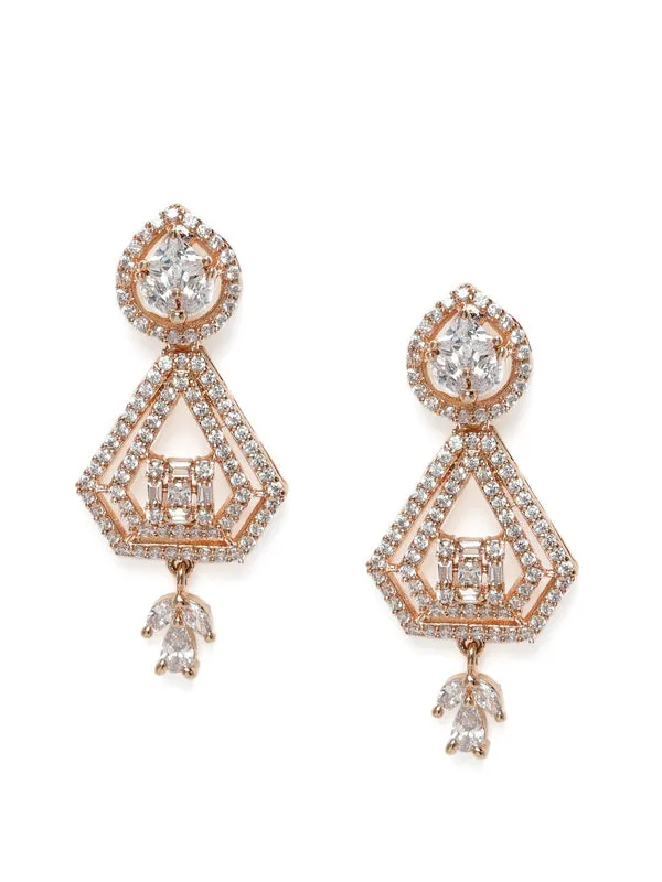 Rose_Gold_Geometric_Crystal_Drop_EarringsElegant_Statement_Jewelry_For_Women_&_Girls