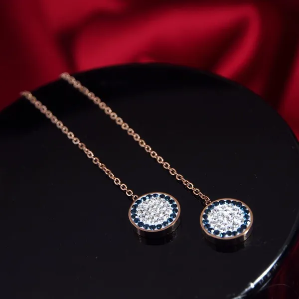 Stainless_Steel_Rosegold_Plated_Long_Chain_Earring_2697_For_Women_&_Girls