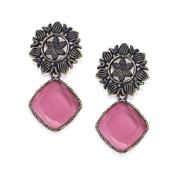 Gold_Plated_Drop_Earrings_For_Women_&_Girls
