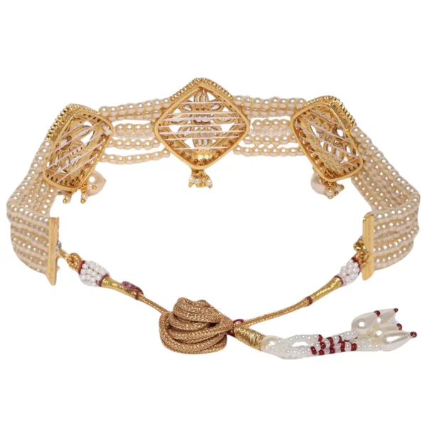 Embellished_Pearl_Choker_Necklace_Set_For_Women_&_Girls