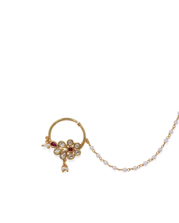 Gold-Toned_Kundan_Faux_Ruby_Nose_Ring_For_Women_&_Girls