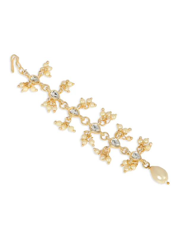 Gold_Plated_White_Kundan_Studded_Maangtika_For_Women_&_Girls