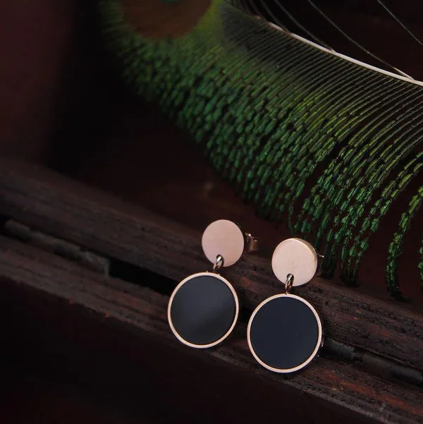 Stainless_Steel_Rosegold_Plated_Black_Disc_Drop_Earring_28_For_Women_&_Girls