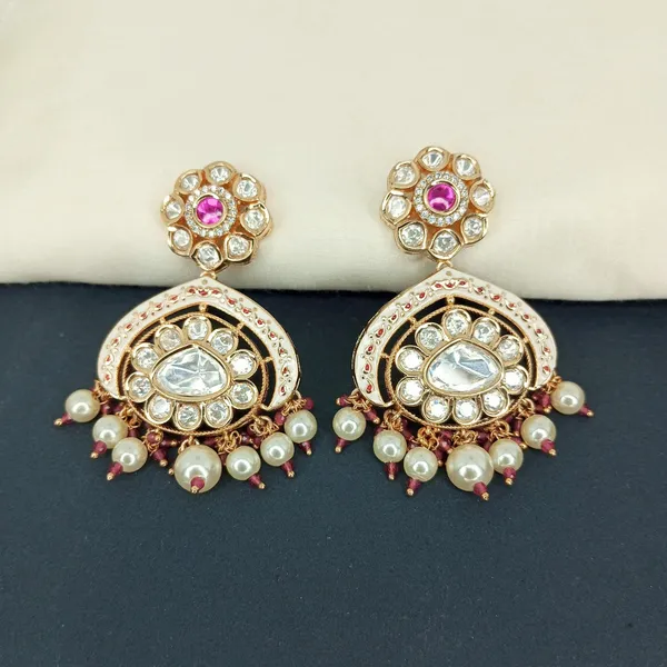 Ivory_Meenakari_Kundan_Polki_Earrings_with_Pearl_Drops_For_Women_&_Girls