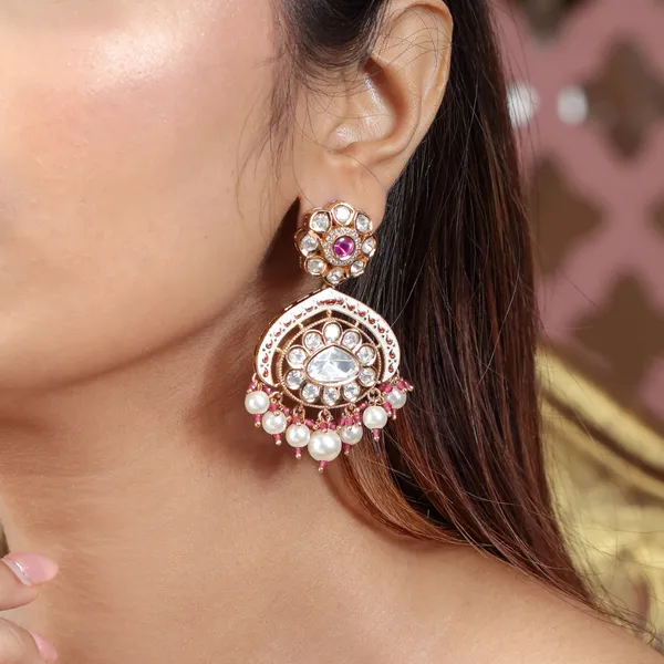 Ivory_Meenakari_Kundan_Polki_Earrings_with_Pearl_Drops_For_Women_&_Girls