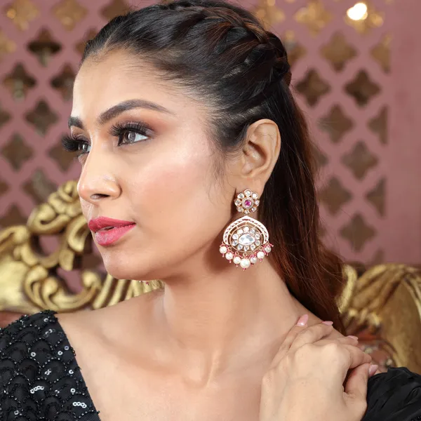 Ivory_Meenakari_Kundan_Polki_Earrings_with_Pearl_Drops_For_Women_&_Girls
