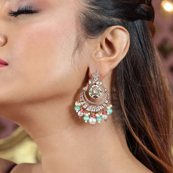 Statement_Meenakari_Polki_Ruby_Chandbali_Earrings_with_Pearl_Drops_For_Women_&_Girls