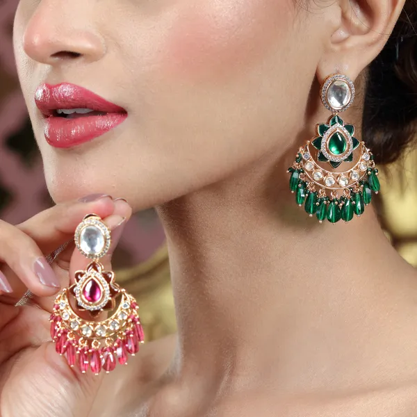 Victorian_Polki_ruby_dangle_earrings_For_Women_&_Girls