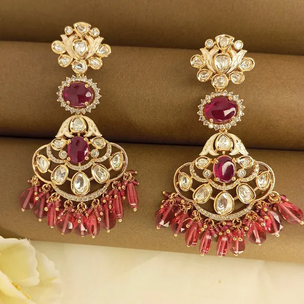 Statement_Polki_Ruby_Dangle_Earrings_with_Pearl_Drops_For_Women_&_Girls