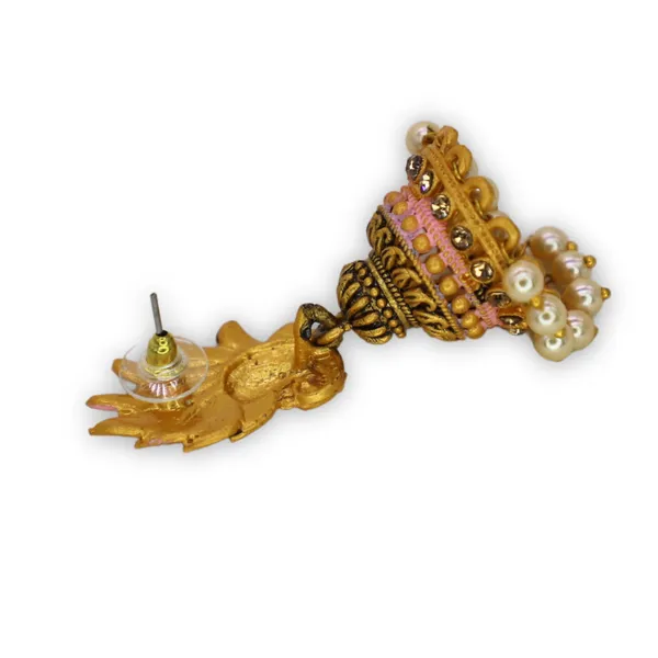 Elegant_Handcrafted_Peacock_Style_Jhumka_Earrings_For_Women_&_Girls