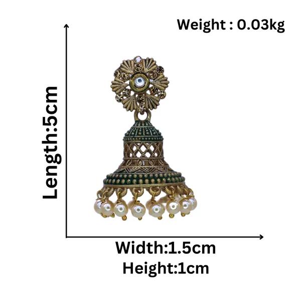 Elegant_Filigree_Jhumka_Earrings_For_Women_&_Girls